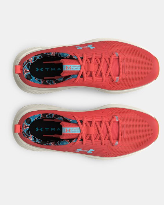 Women's UA Commit 4 Printed Training Shoes in Red image number 2
